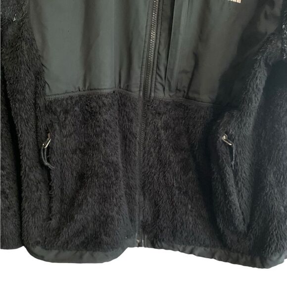 The North Face "Polartec" Full Zip Black Jacket with White Logo - Size XL - Picture 6 of 14